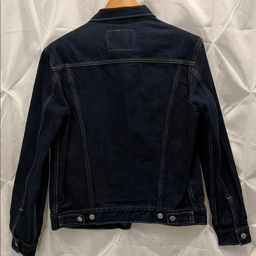 Levi's Dark Blue Denim Jacket - Picture 3 of 10